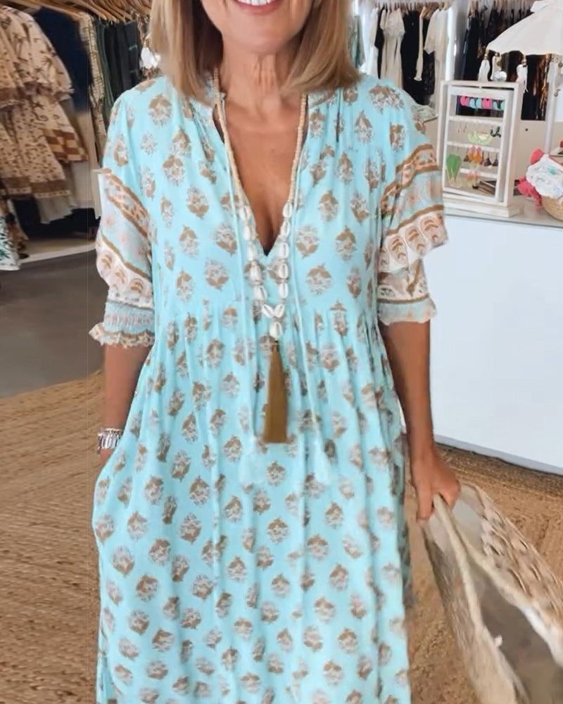 MAYLORA™ | Bohemian Fringed Tunic