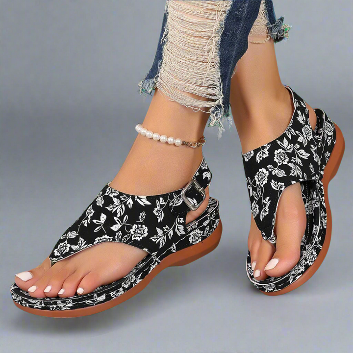 Regine | Handcrafted Wedge Sandals Made from Premium Materials