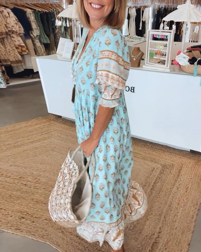 MAYLORA™ | Bohemian Fringed Tunic