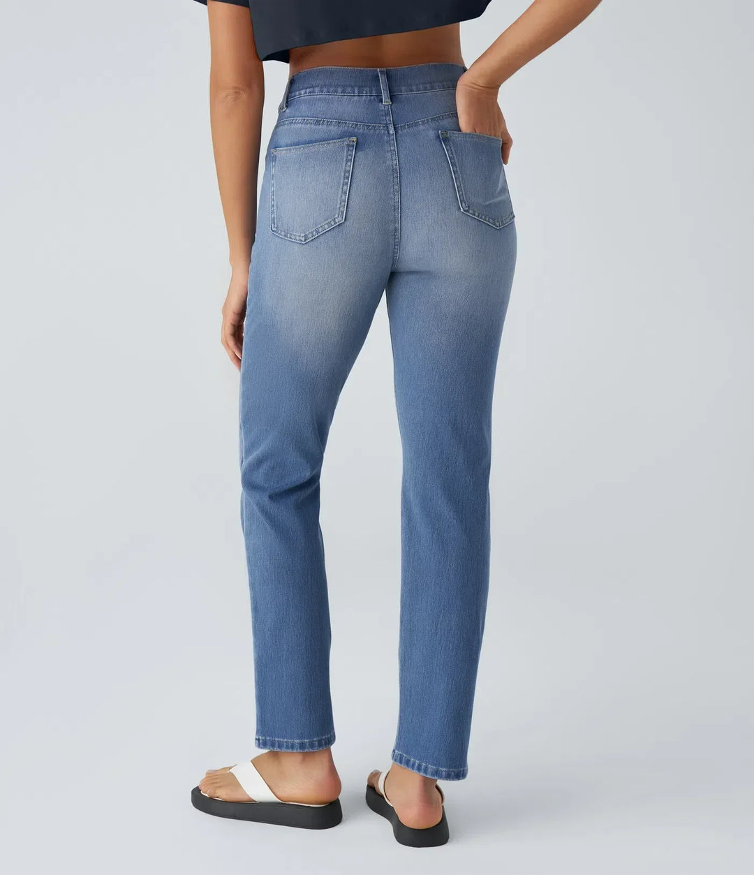 MAYLORA | Bequeme Hose mit Hohem Bund und Elastischem Material