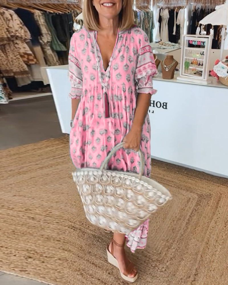 MAYLORA™ | Bohemian Fringed Tunic