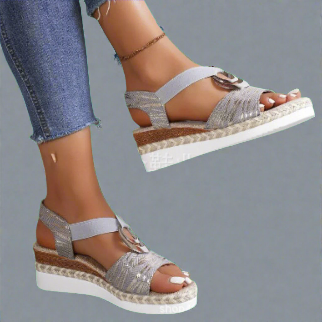 Klarisse | Hochwertige orthopädische Sandalen in Croissant-Design für ultimativen Komfort