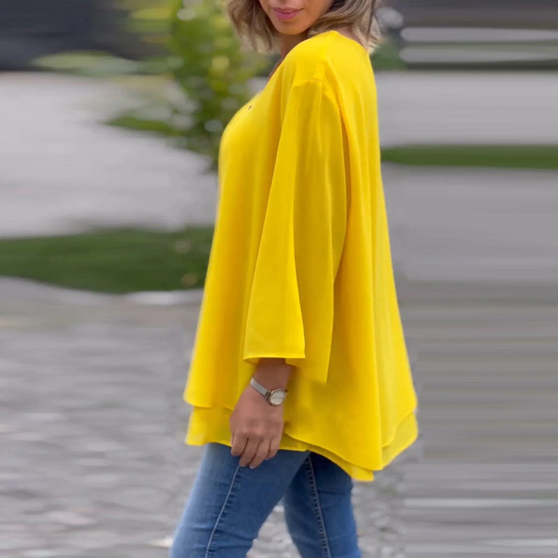 Heidi™ - V-Neck Zip Top