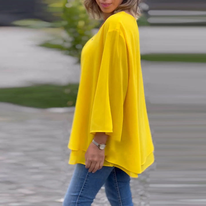 Heidi™ - V-Neck Zip Top