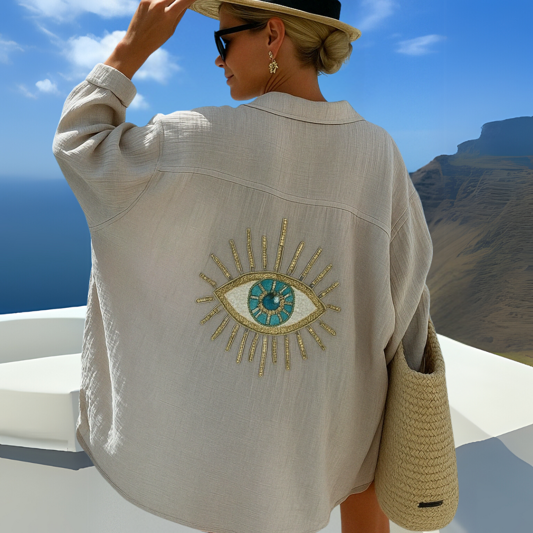 MAYLORA | Ibiza Casual Bluse mit Boho-Charme