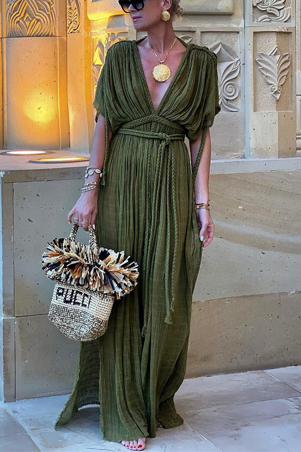 Junia - Maxikleid mit Neckholder und offenem Rücken, perfekt für den Urlaub