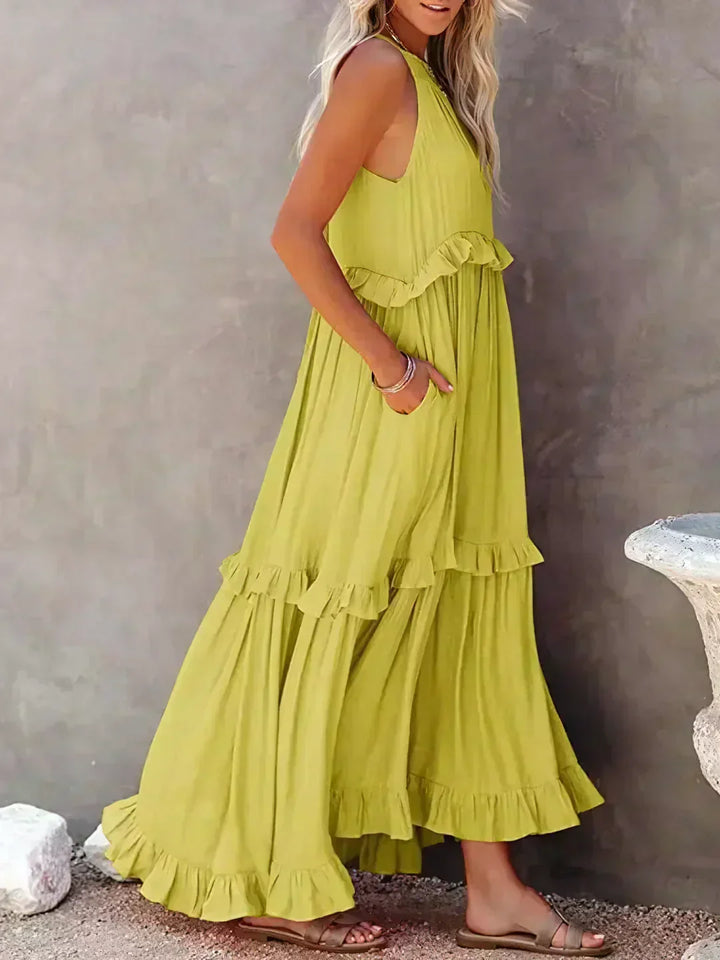 Landry - Ärmelloses Kleid mit stilvollen Rüschen