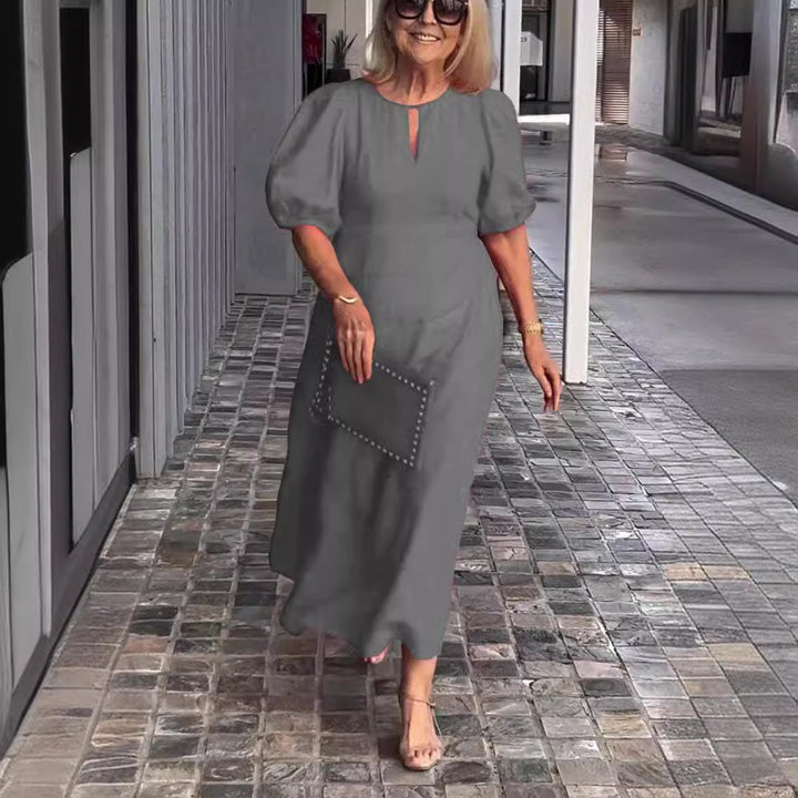 Frankie - Elegantes, Weites Kleid mit Puffärmeln