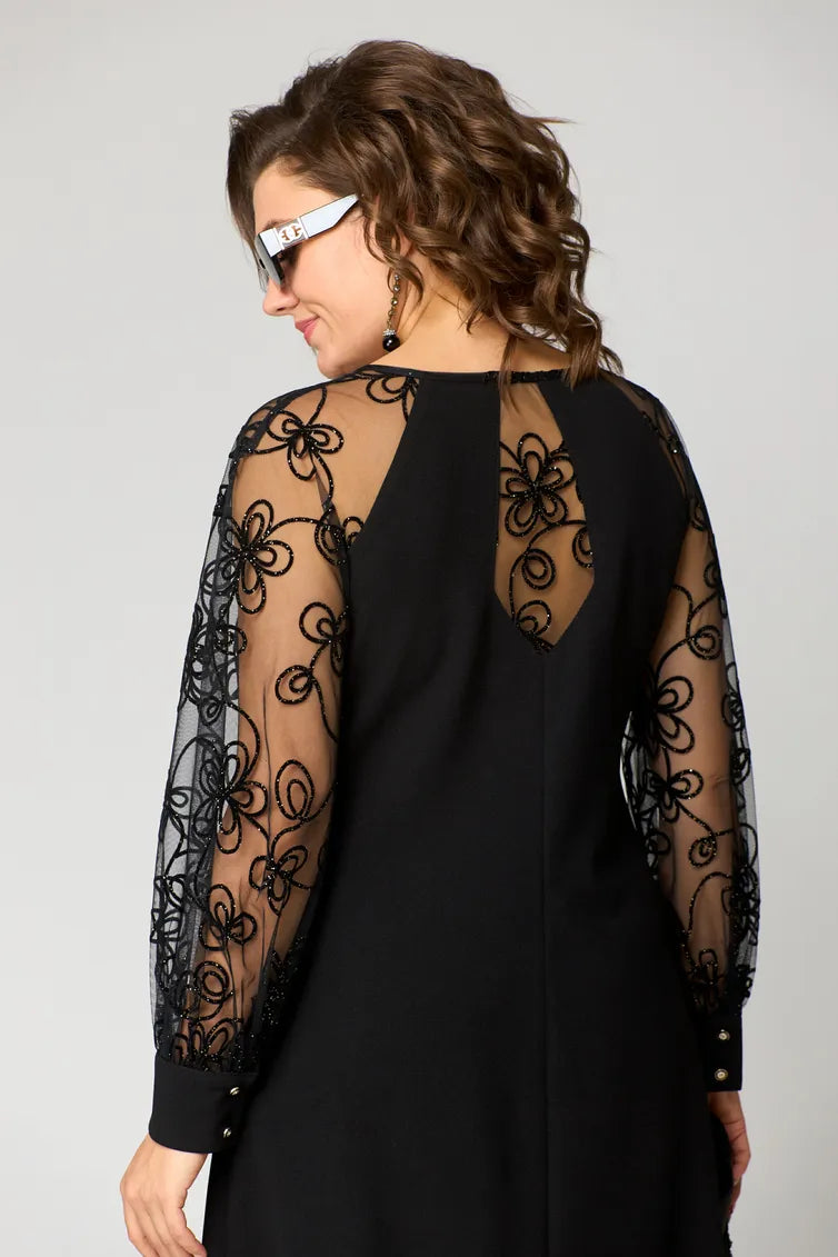Elara - Elegantes Kleid mit Ärmeln