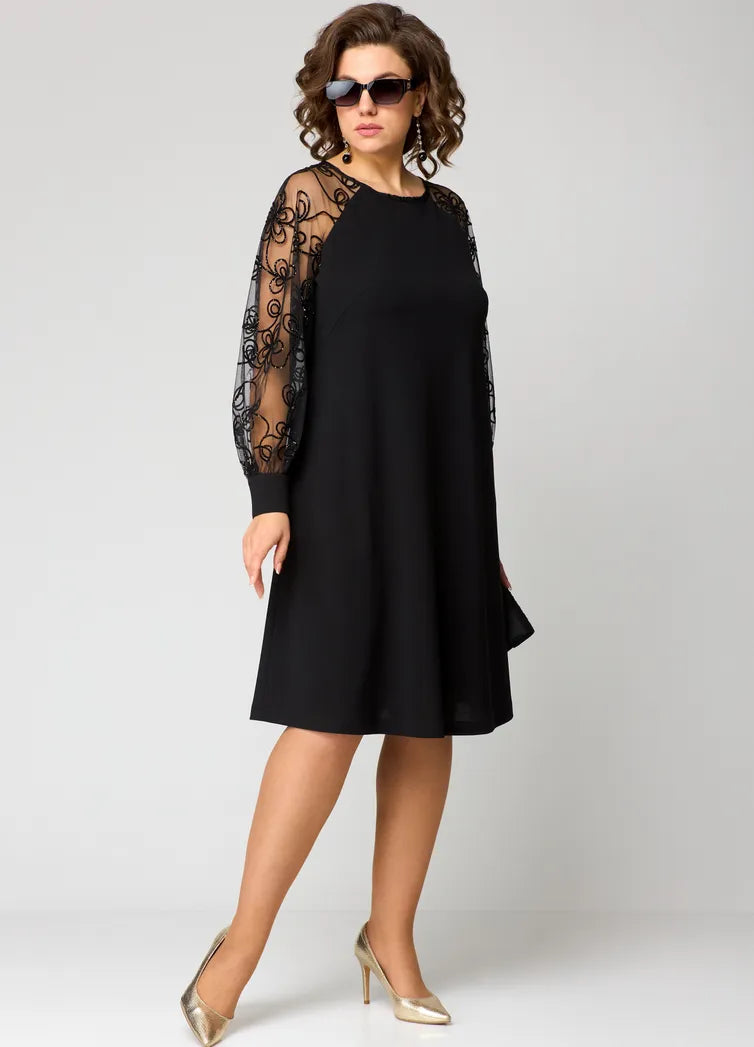 Elara - Elegantes Kleid mit Ärmeln