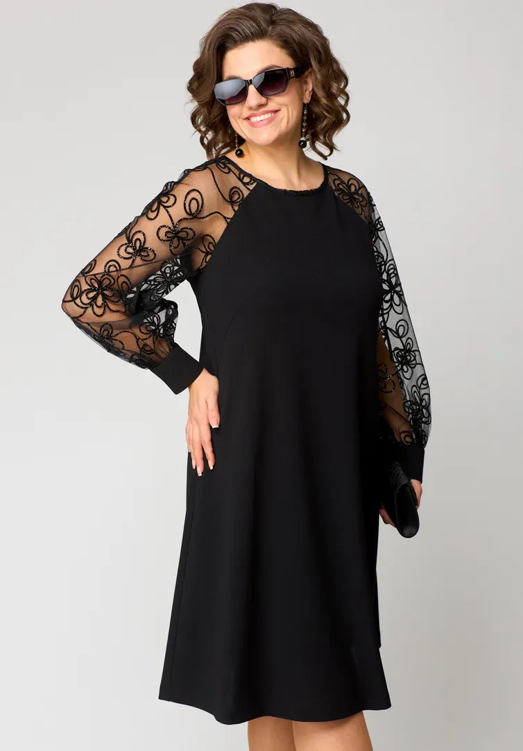 Elara - Elegantes Kleid mit Ärmeln