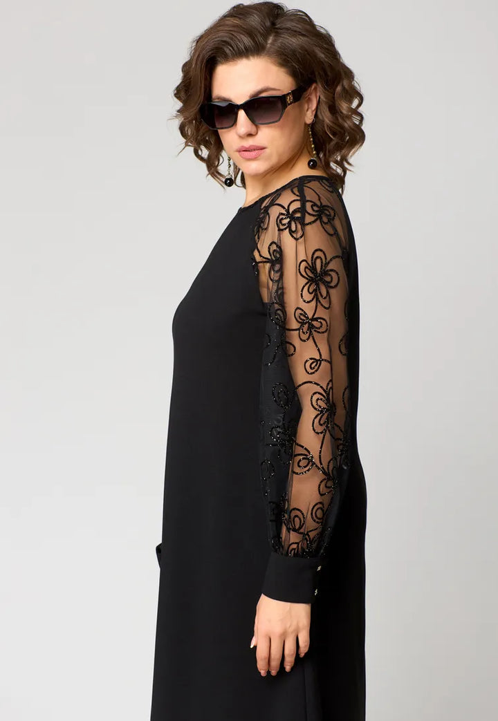 Elara - Elegantes Kleid mit Ärmeln