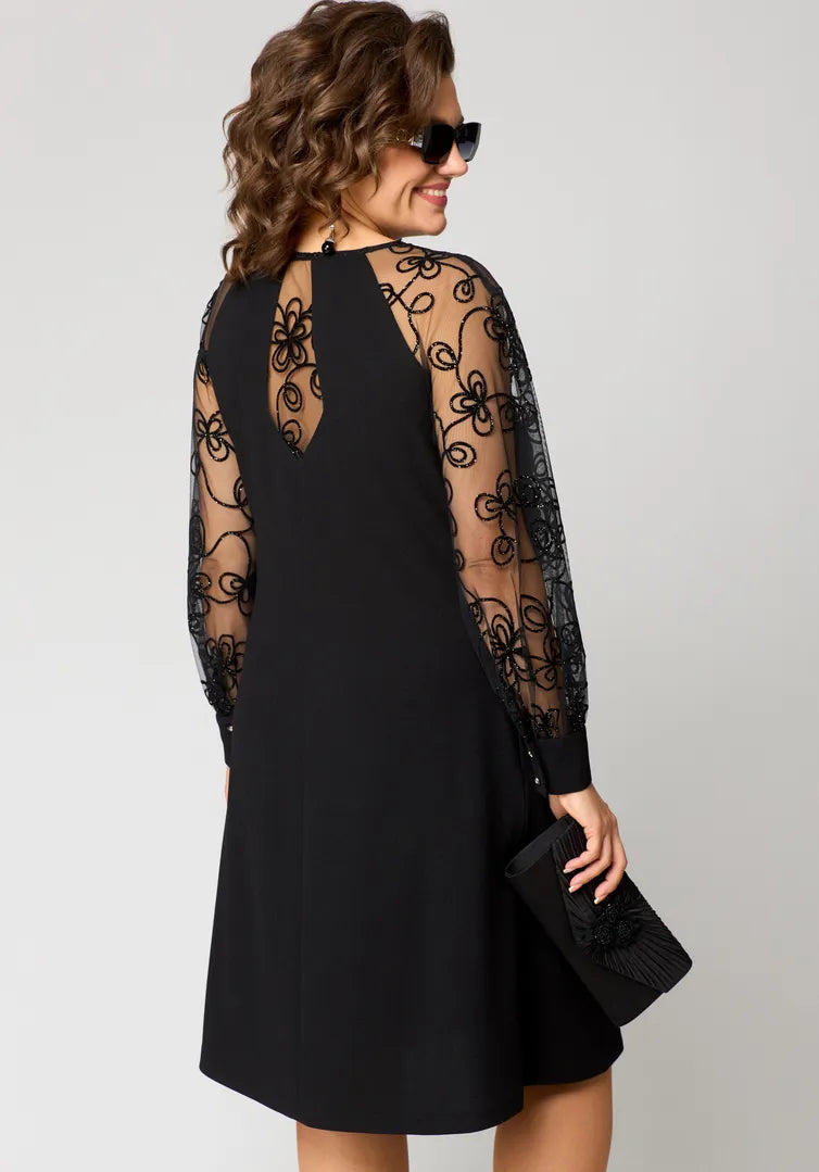Elara - Elegantes Kleid mit Ärmeln