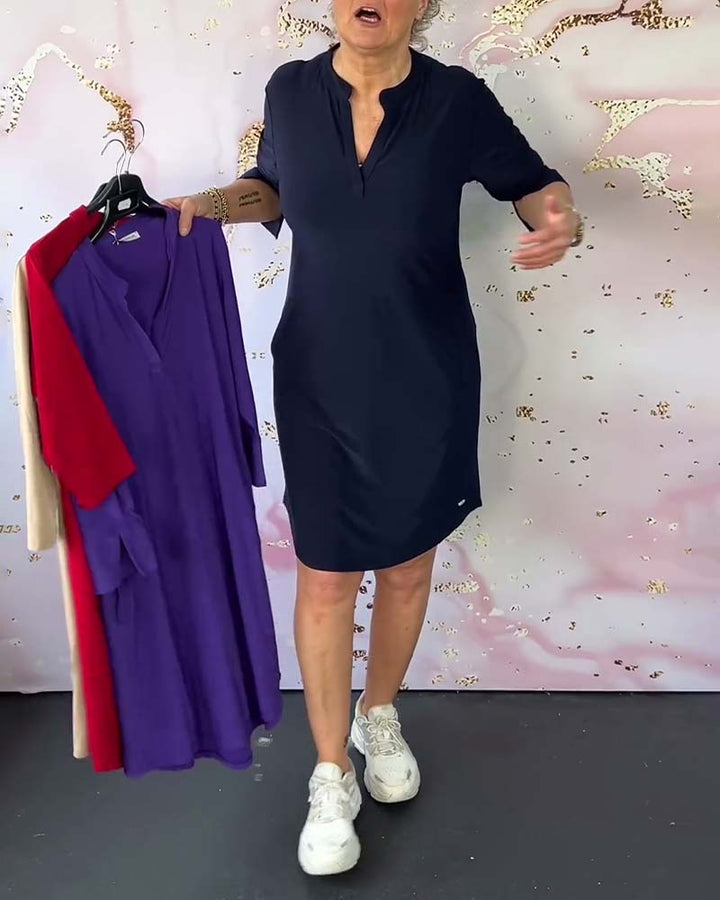 MAYLORA™ | Entspanntes Polo-Kleid für den Alltag