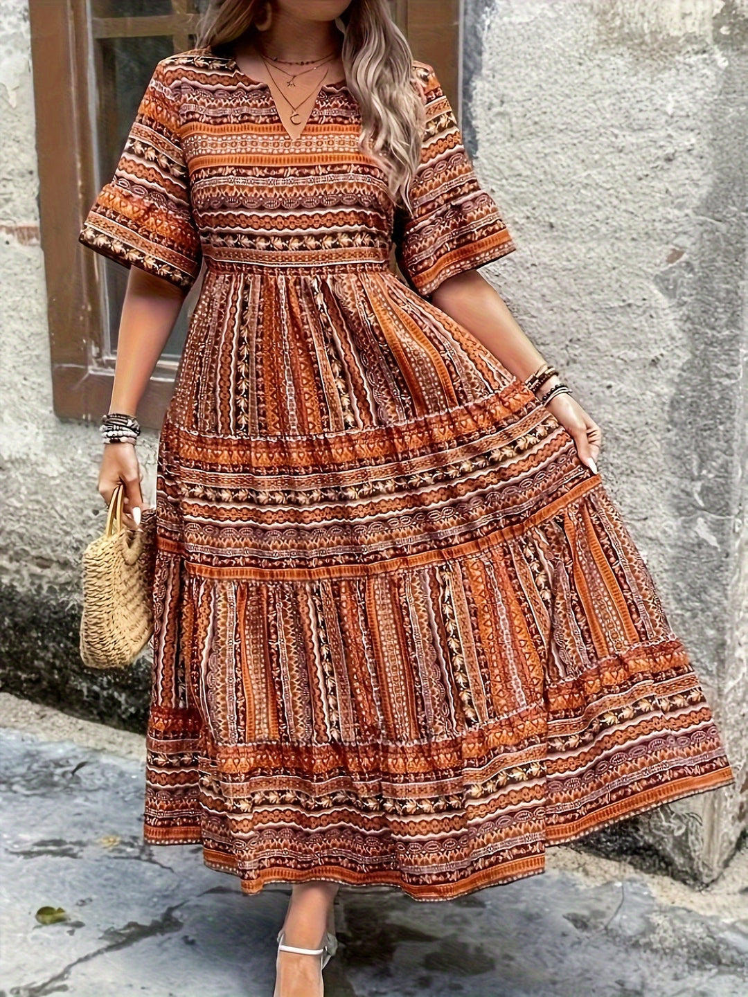 Mandy | Multicolor Kleid in Übergrößen
