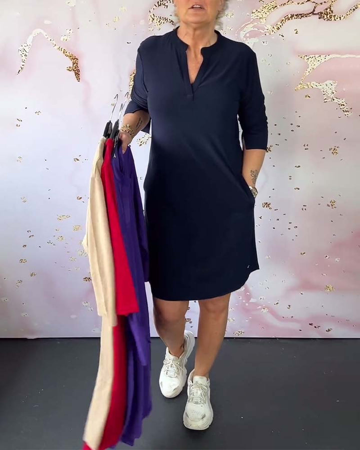 MAYLORA™ | Entspanntes Polo-Kleid für den Alltag