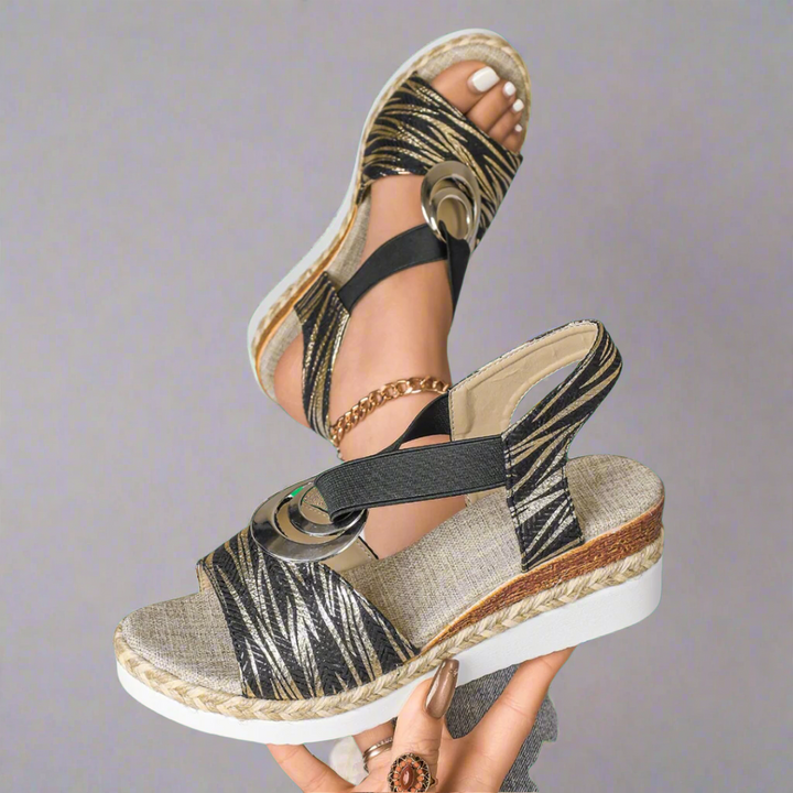 Klarisse | Hochwertige orthopädische Sandalen in Croissant-Design für ultimativen Komfort