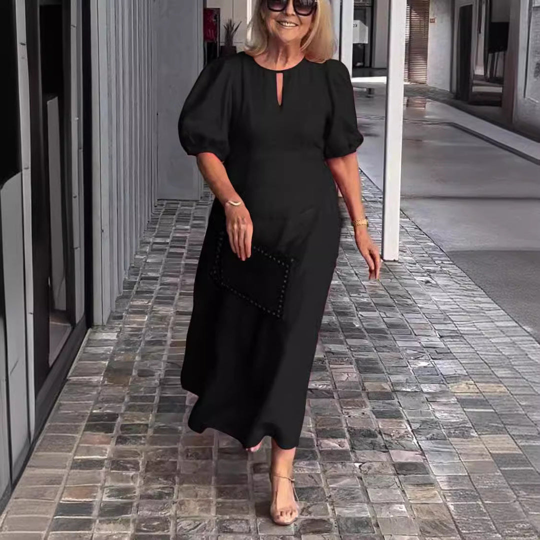 Frankie - Elegantes, Weites Kleid mit Puffärmeln