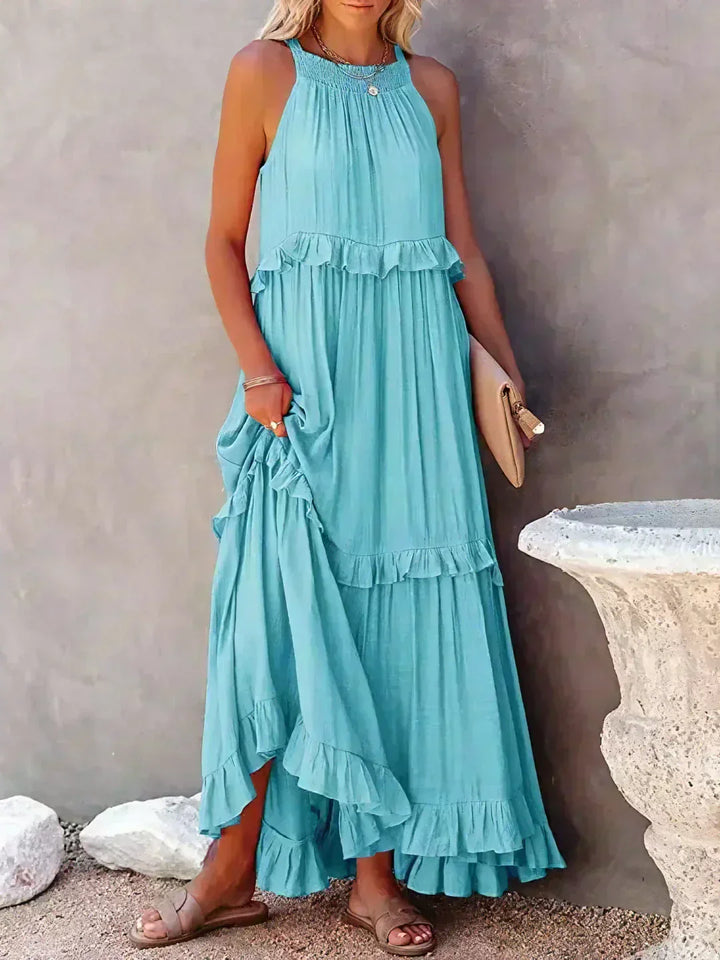 Landry - Ärmelloses Kleid mit stilvollen Rüschen