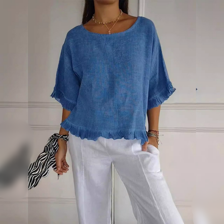 Claudia™ - Stilvolle Casual Bluse