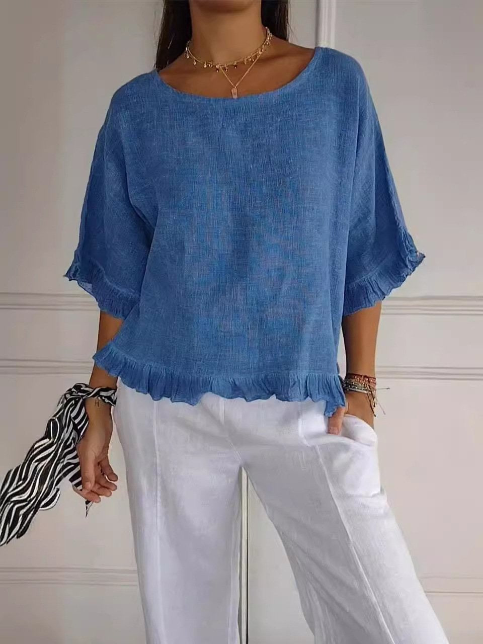 Claudia™ - Stilvolle Casual Bluse