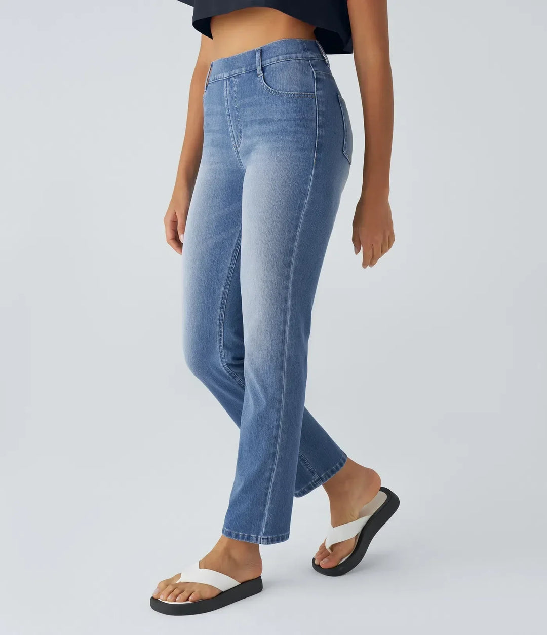 MAYLORA | Bequeme Hose mit Hohem Bund und Elastischem Material