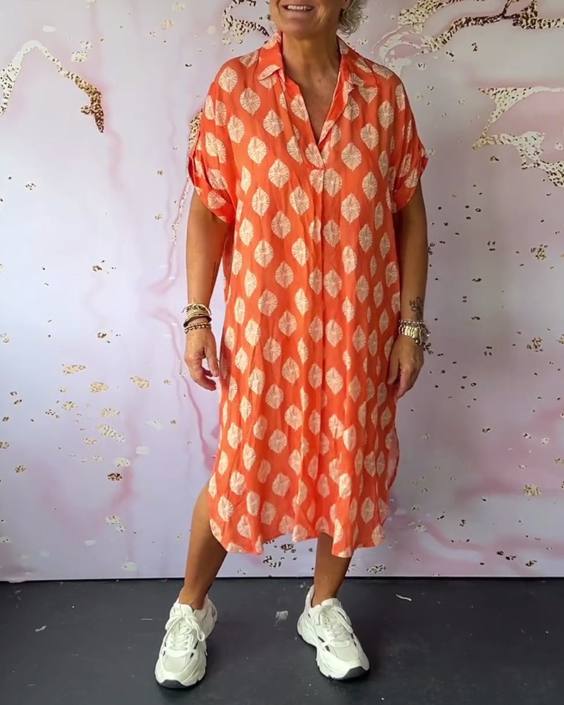MAYLORA™ | Luftige Bluse im Hemd-Stil