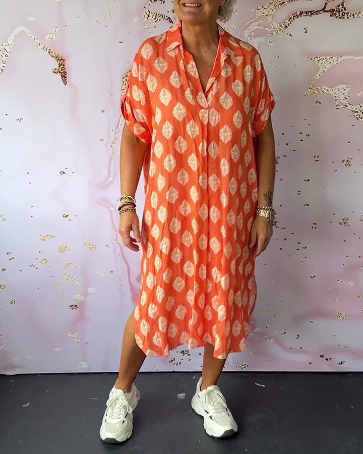 MAYLORA™ | Luftige Bluse im Hemd-Stil