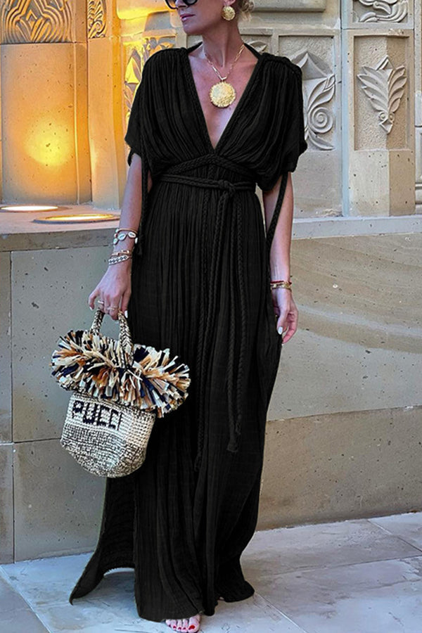 Junia - Maxikleid mit Neckholder und offenem Rücken, perfekt für den Urlaub