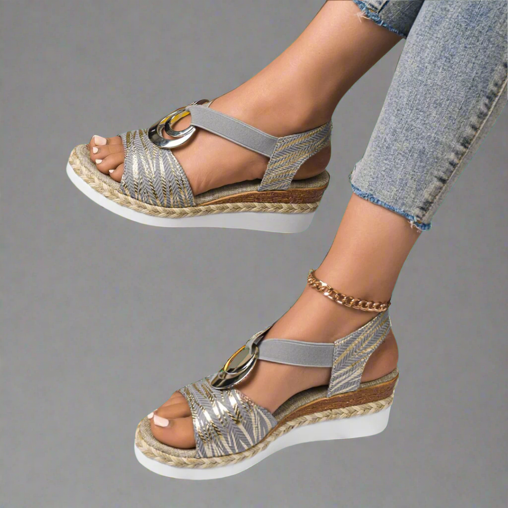 Klarisse | Hochwertige orthopädische Sandalen in Croissant-Design für ultimativen Komfort