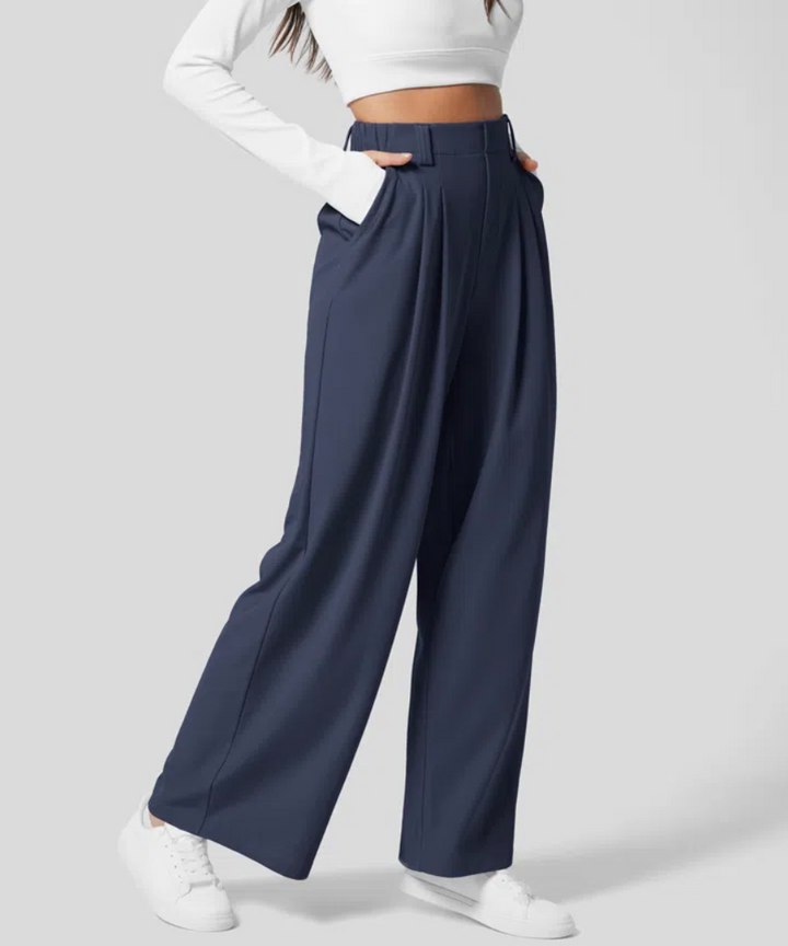 MAYLORA -  Stilvolle Hohe Taille Elastische Hose