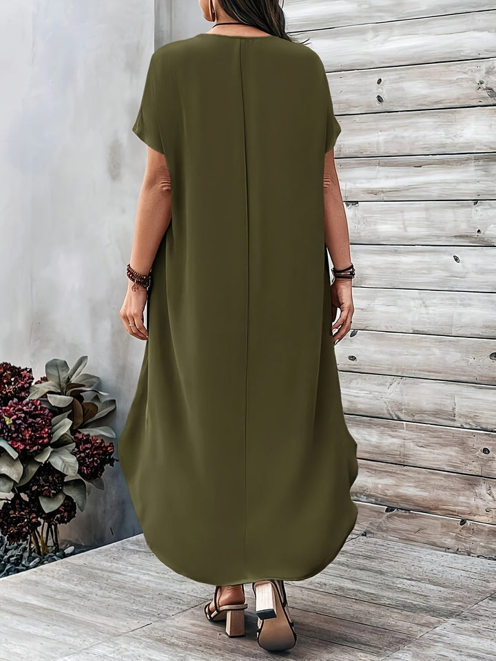 Hailey | V-Ausschnitt Kleid in Übergröße