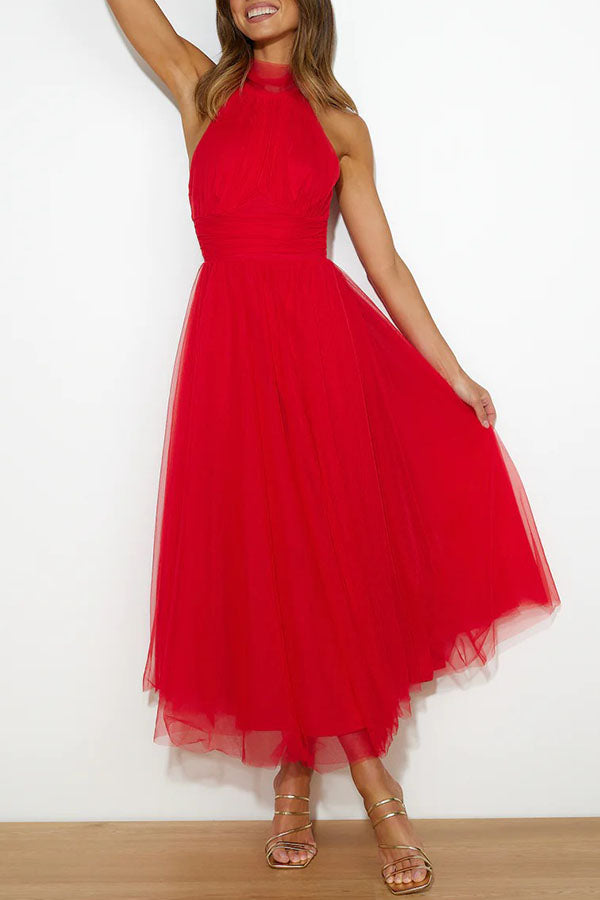 Pearlina - Stilvolles Strickkleid mit Stehkragen