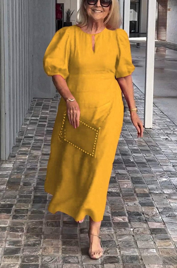 Frankie - Elegantes, Weites Kleid mit Puffärmeln