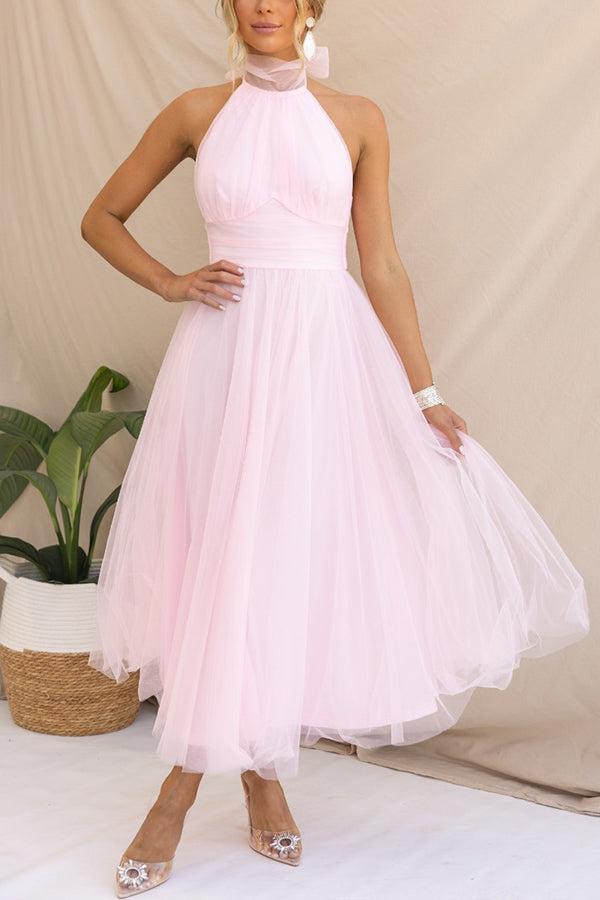 Pearlina - Stilvolles Strickkleid mit Stehkragen