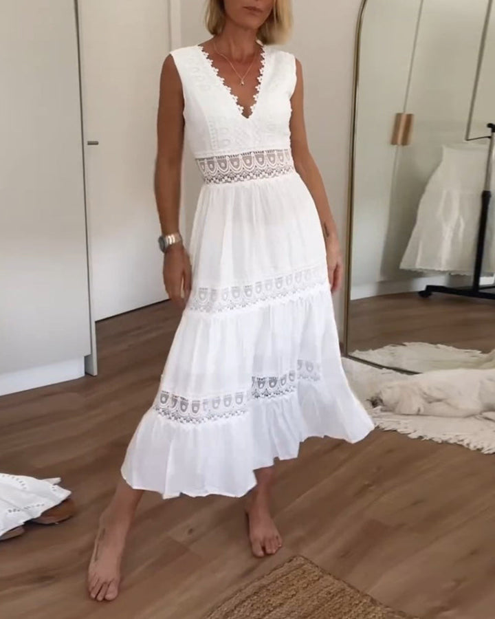 Jolene - Stilvolles, Fließendes Boho-Kleid