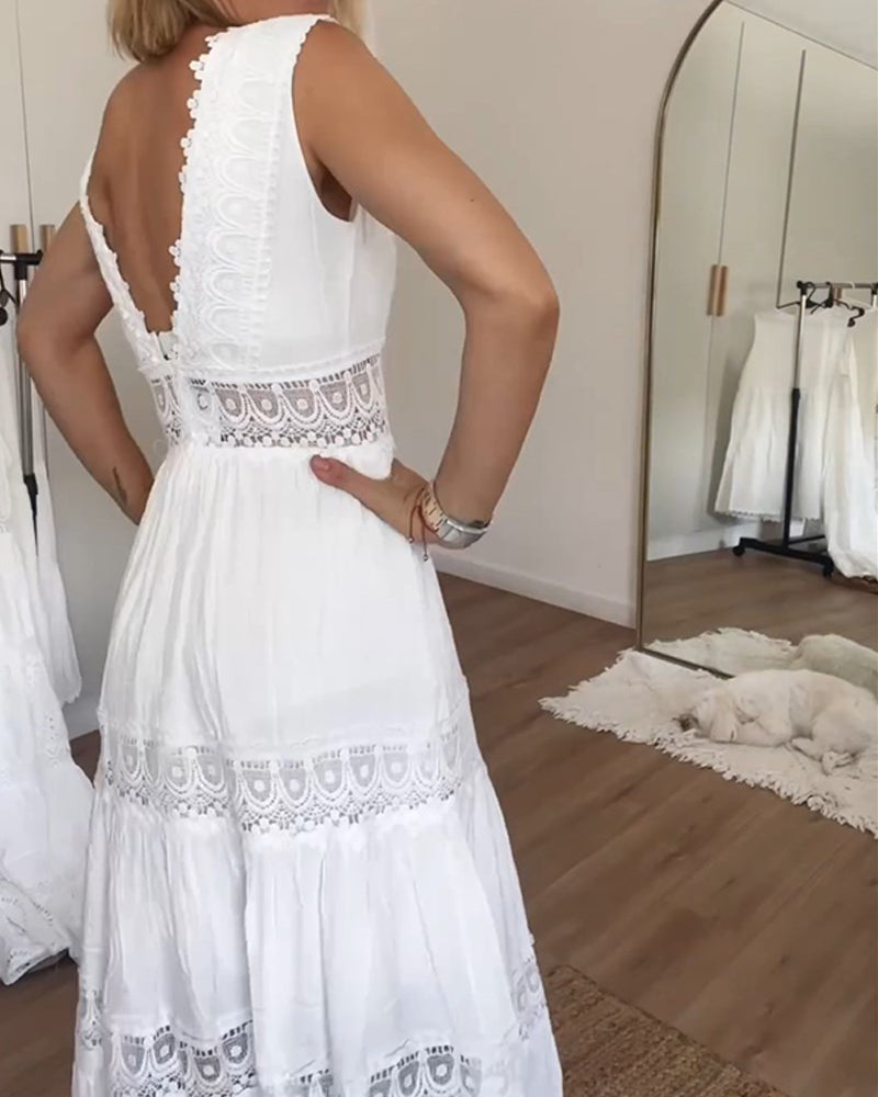 Jolene - Stilvolles, Fließendes Boho-Kleid