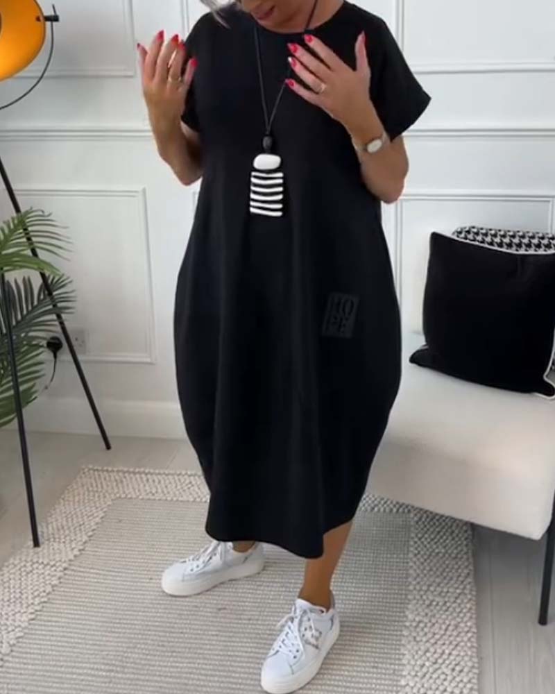 Cleo - Stilvolles Kurzarmkleid