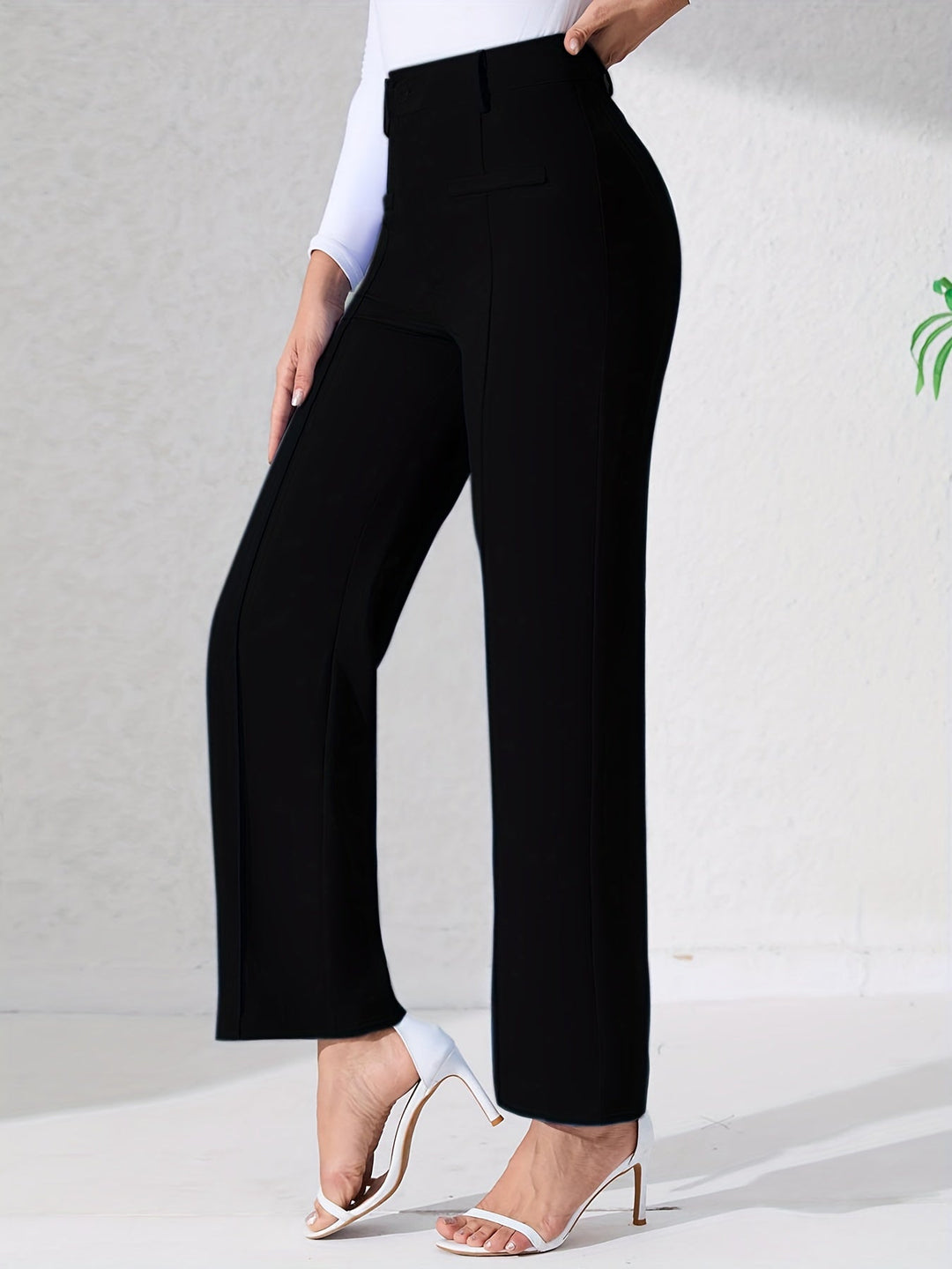 MAYLORA – Premium High Waist Hose mit weitem Bein