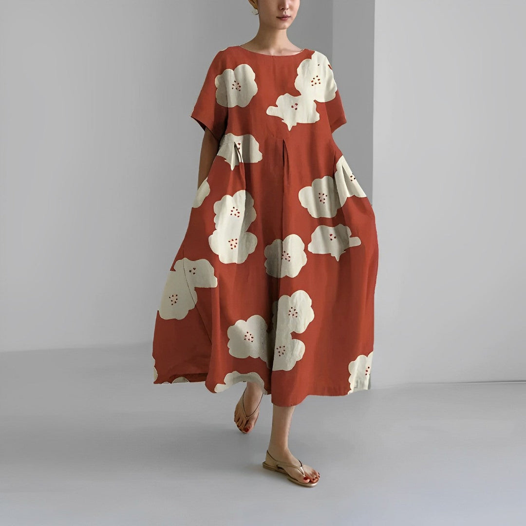 Noora | Plus Size Floral Dress
