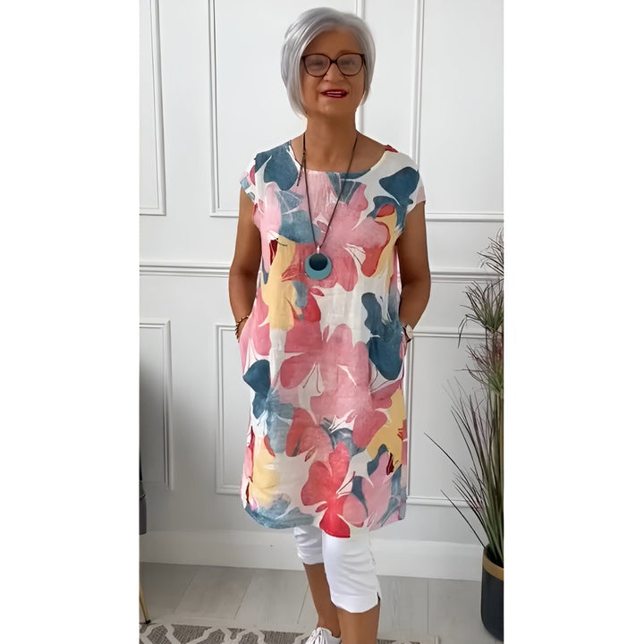 MAYLORA™ | Legere Tunika mit Blumenmuster