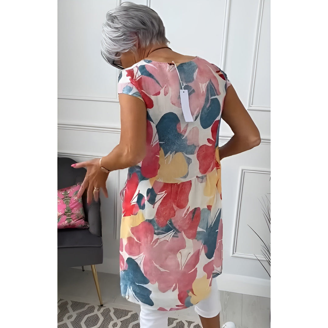 MAYLORA™ | Legere Tunika mit Blumenmuster