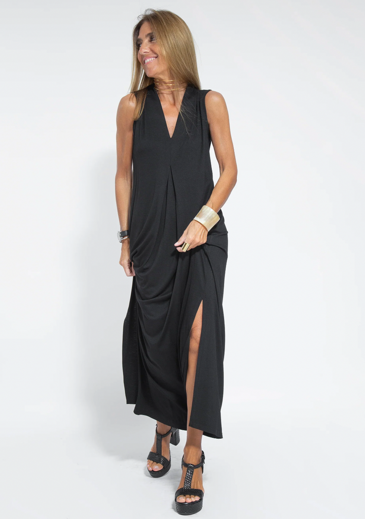 Kendall - Einfarbiges Maxikleid für den Sommer