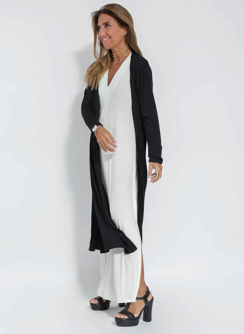 Kendall - Einfarbiges Maxikleid für den Sommer
