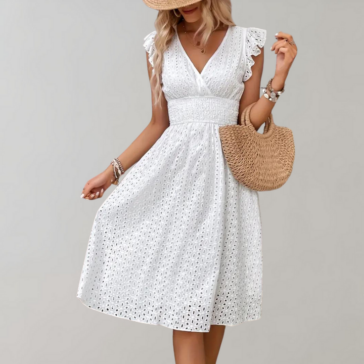 Eira - Elegantes Stretch-Midi-Kleid