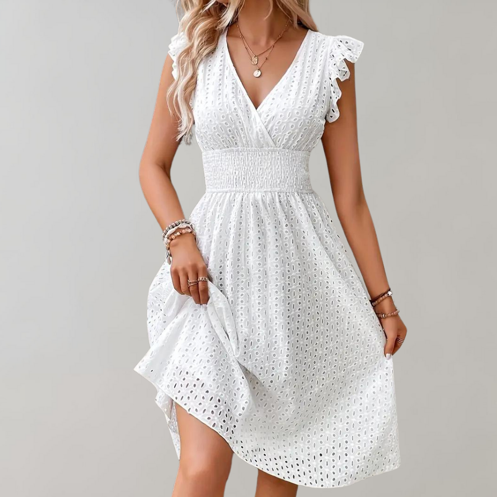 Eira - Elegantes Stretch-Midi-Kleid