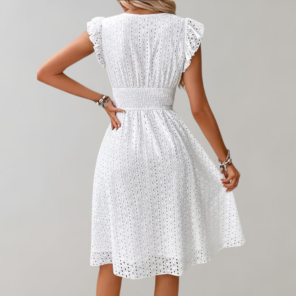 Eira - Elegantes Stretch-Midi-Kleid