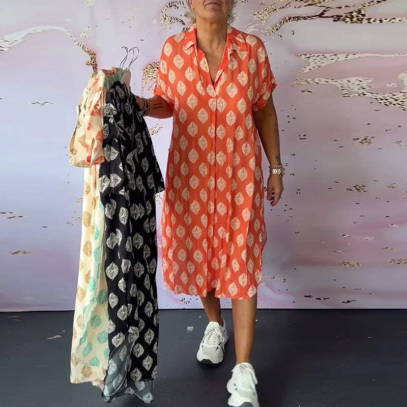 MAYLORA™ | Luftige Bluse im Hemd-Stil