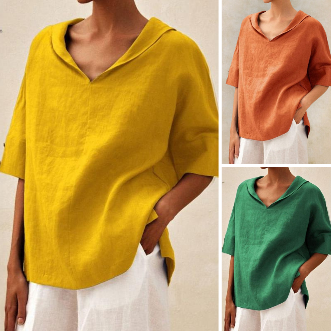 Lhinee™ - Bequeme Freizeitbluse mit lockerer Passform