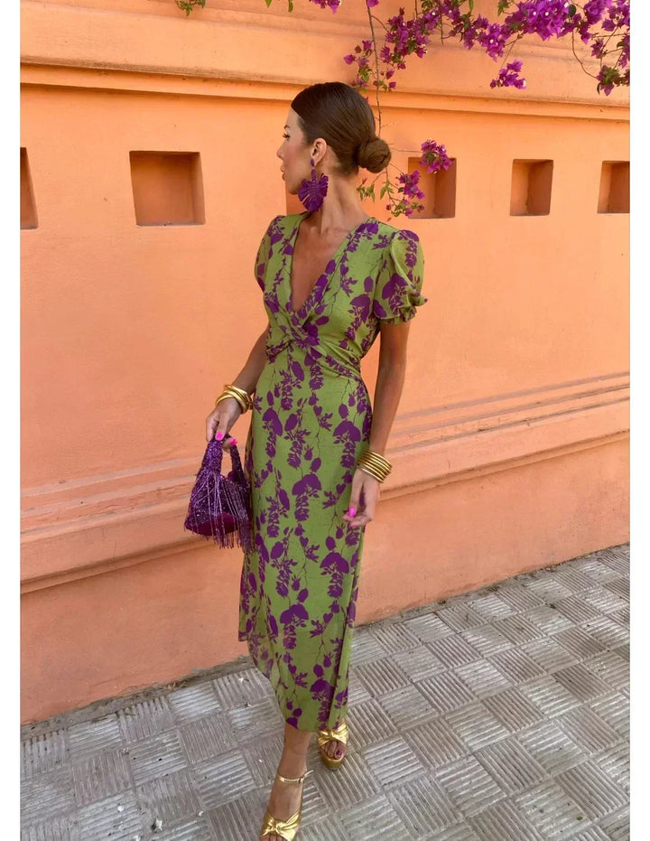 MAYLORA™ | Bohemian-Style Wrap Dress